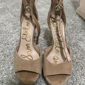 Sam Edelman Brown Suede Heels